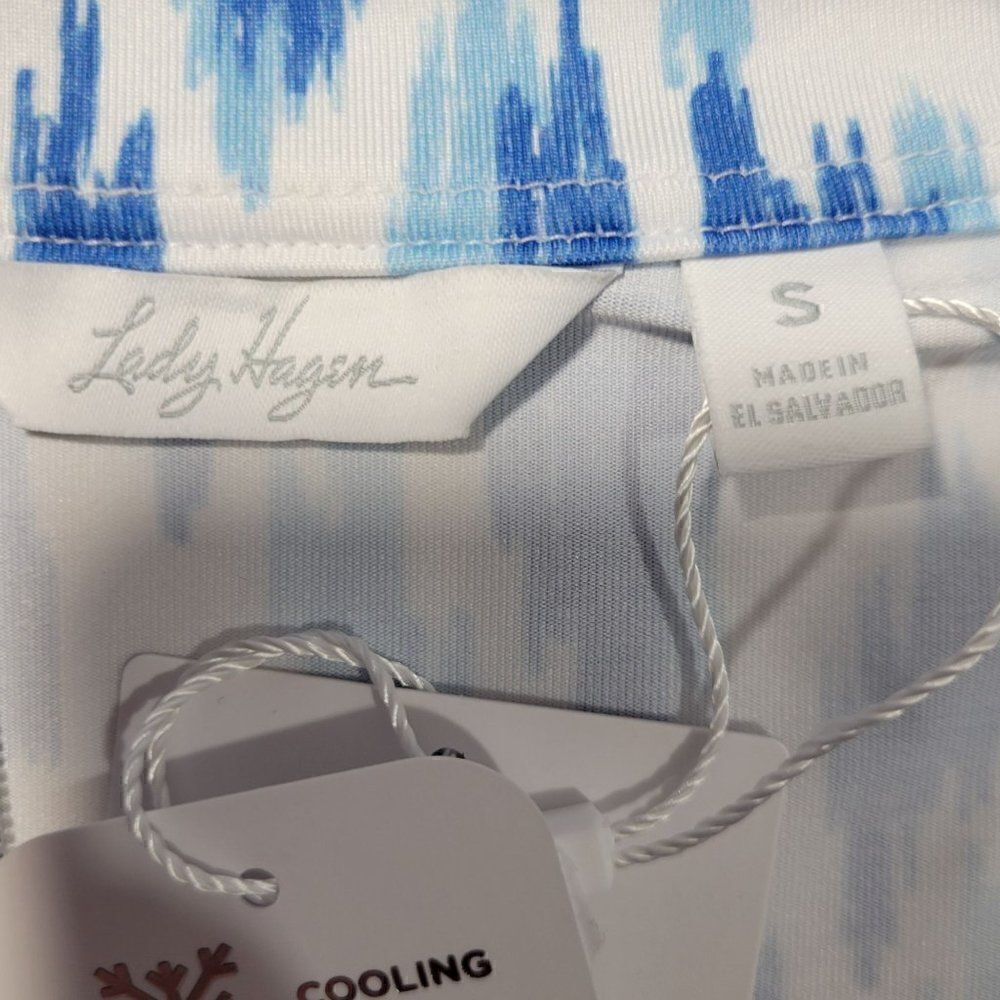 Lady Hagen Golf Pullover 1/4 Zip Long Sleeve Shirt Womens Size Small UPF 50 Blue - Picture 7 of 15